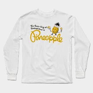 Vintage Pineapple Advertisment Long Sleeve T-Shirt